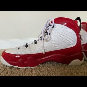 Nike Air Jordan 9 gym red red and white